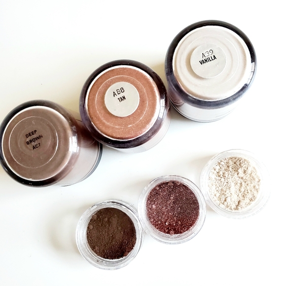 MAC Pigments Samples Set Deep Brown Tan Vanilla - Picture 4 of 4